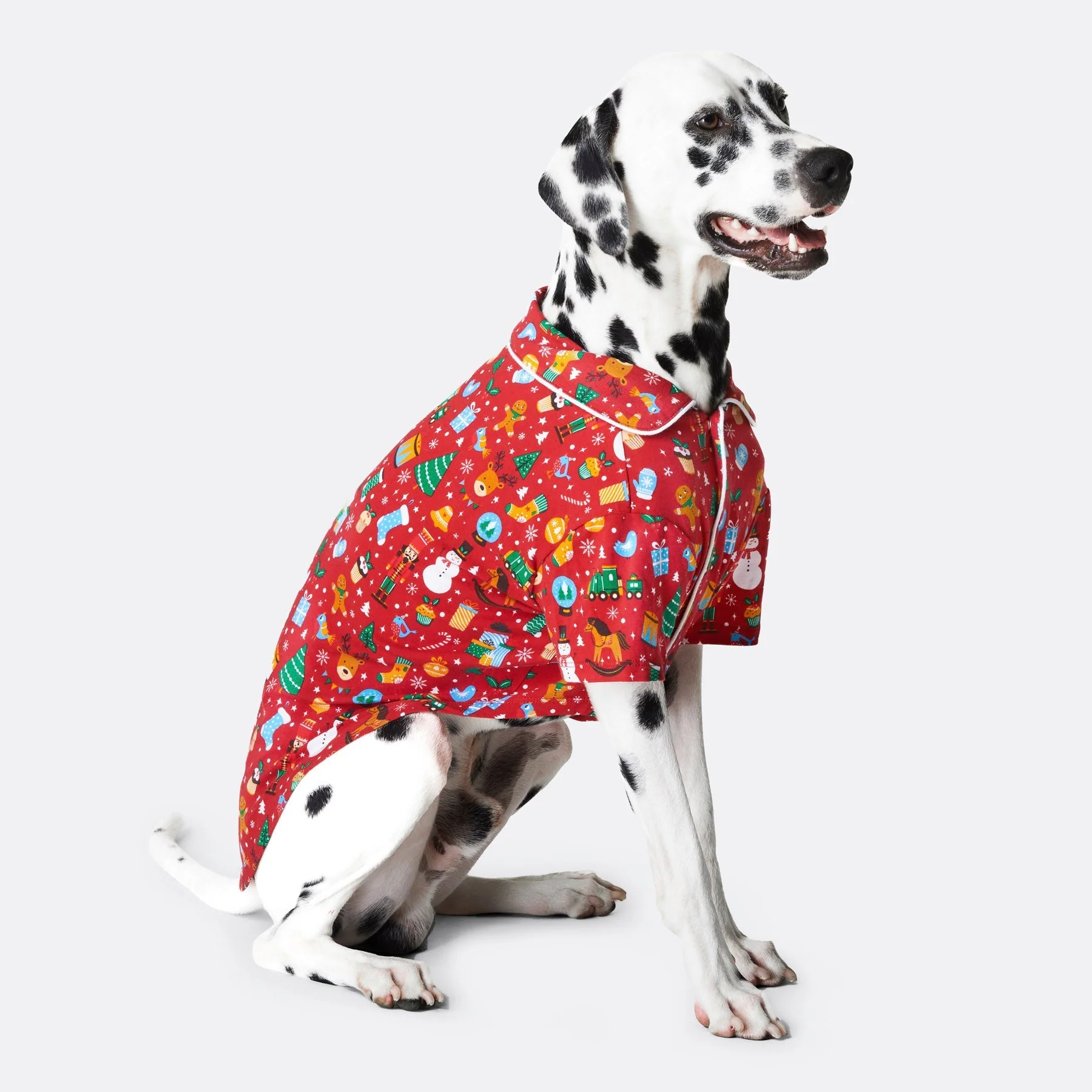 Roter Weihnachtstraum Weihnachtspyjama für Hunde - Image 2