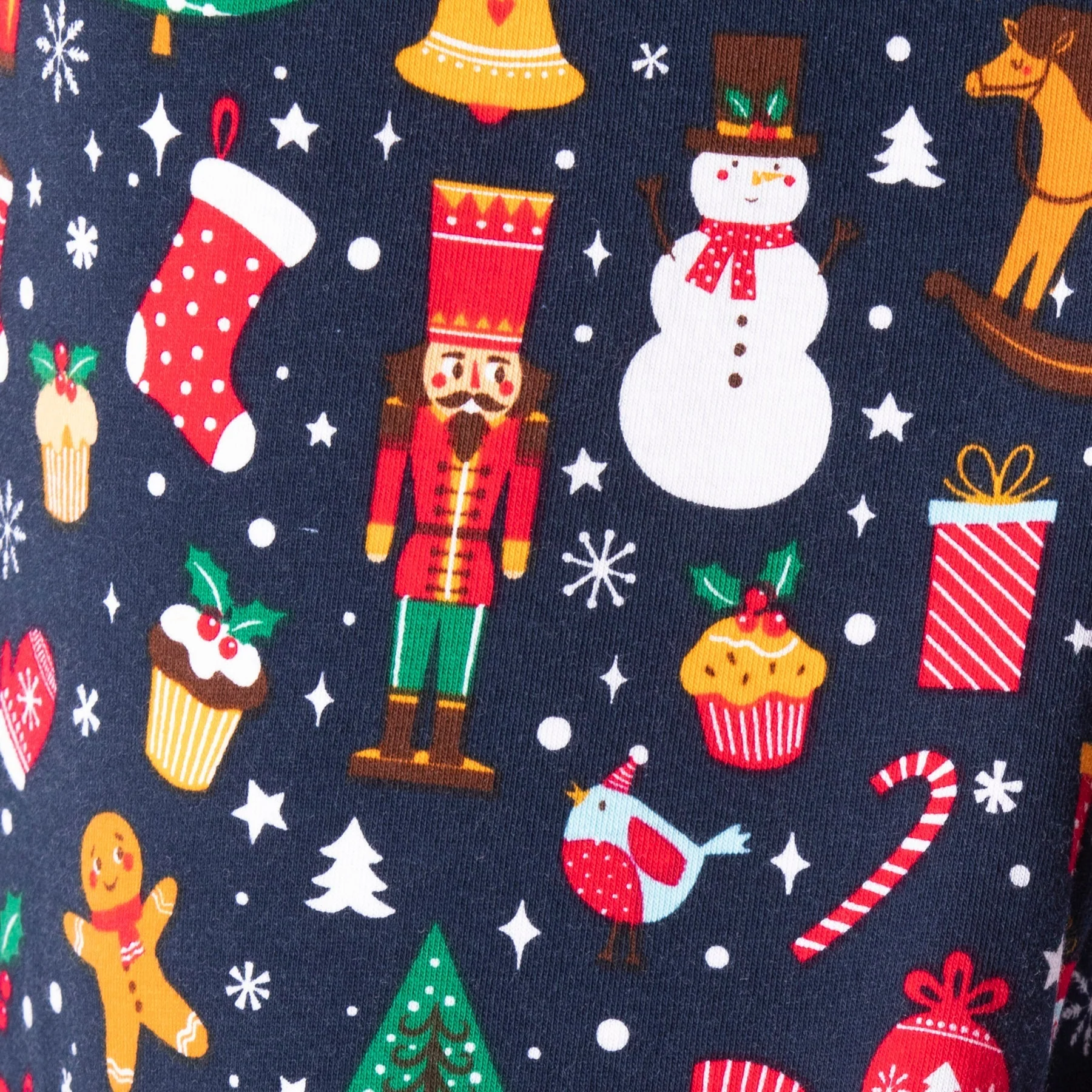 Blauer Weihnachtstraum Weihnachtspyjama Kinder - Image 3