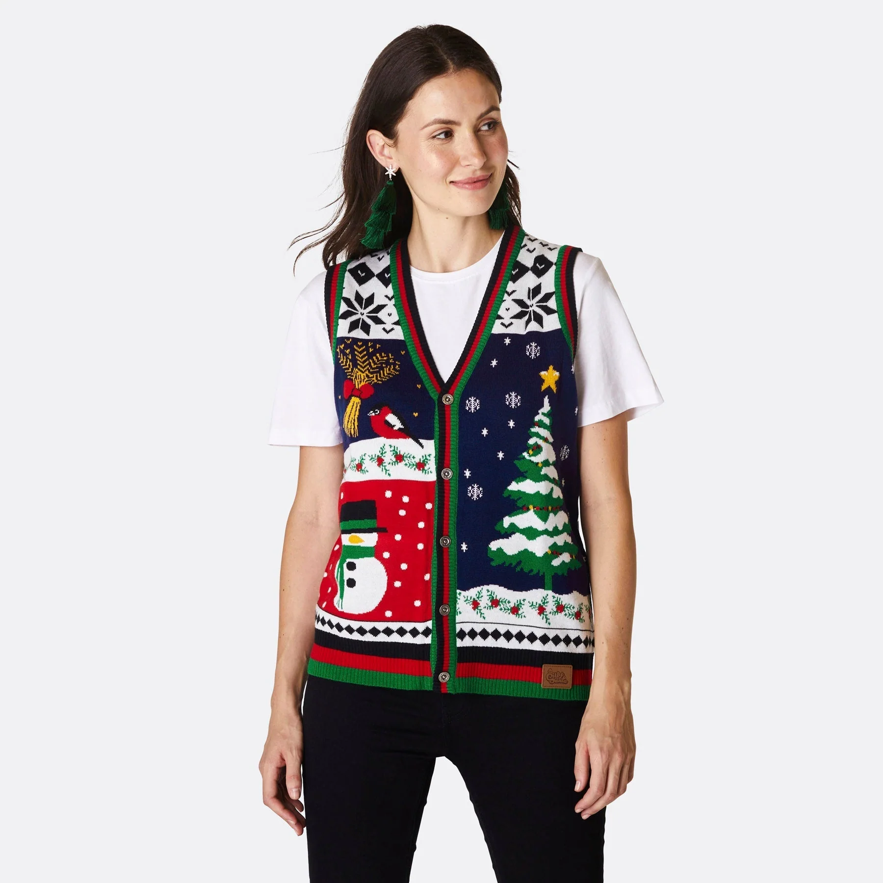 Weihnachtsweste Damen - Image 2