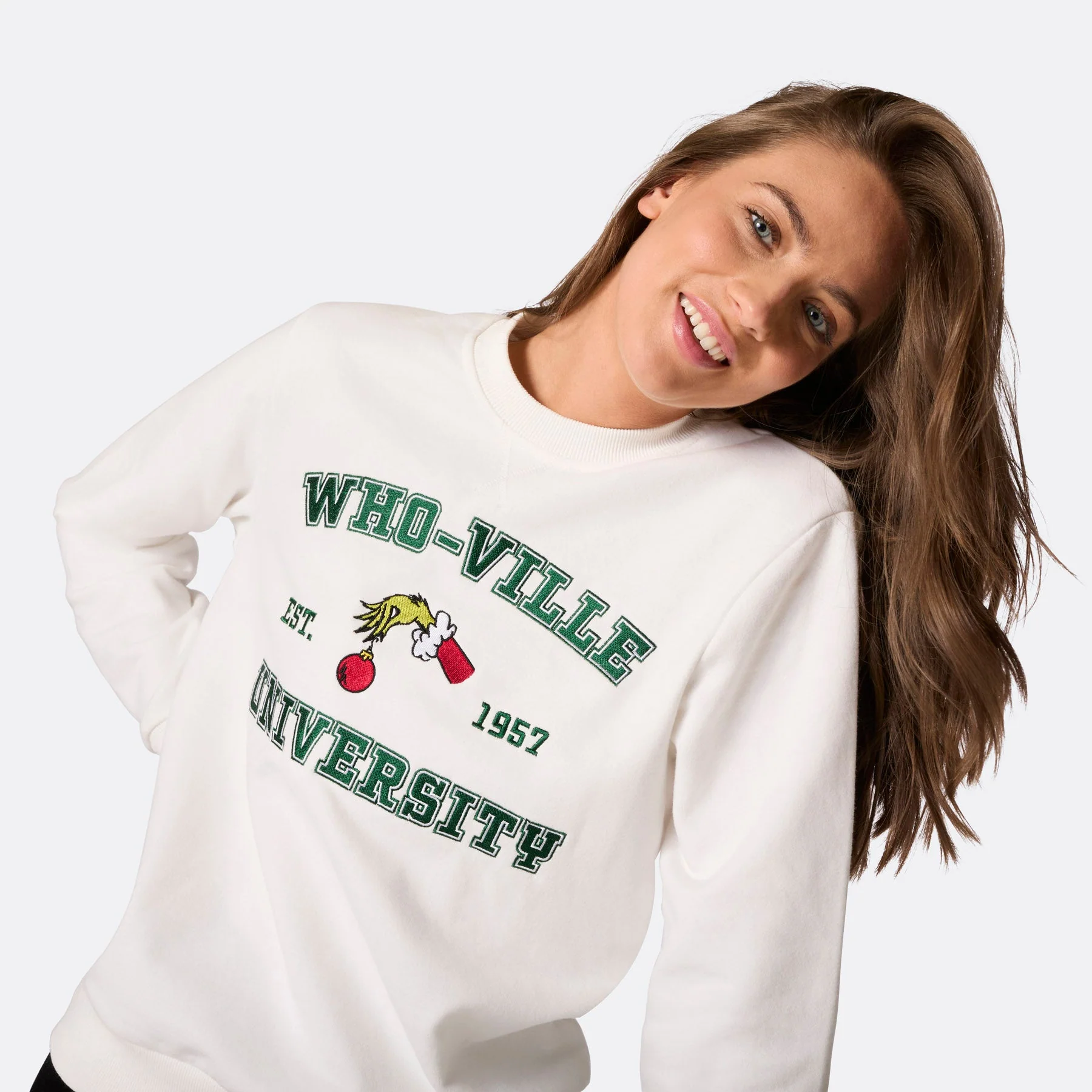 Who-Ville University Weihnachts-Sweatshirt Damen - Image 3