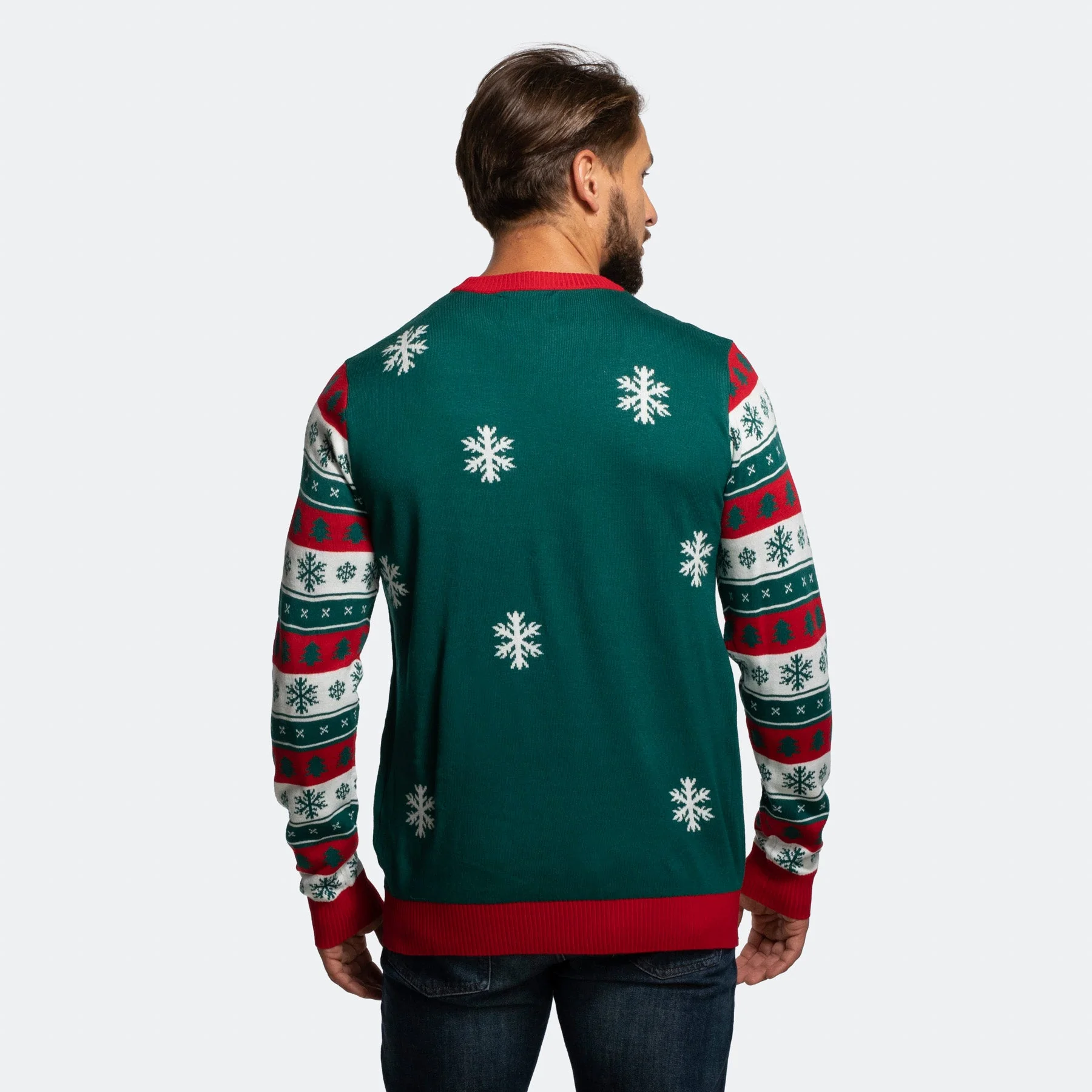 You Miss, You Drink! Weihnachtspullover Herren - Image 3