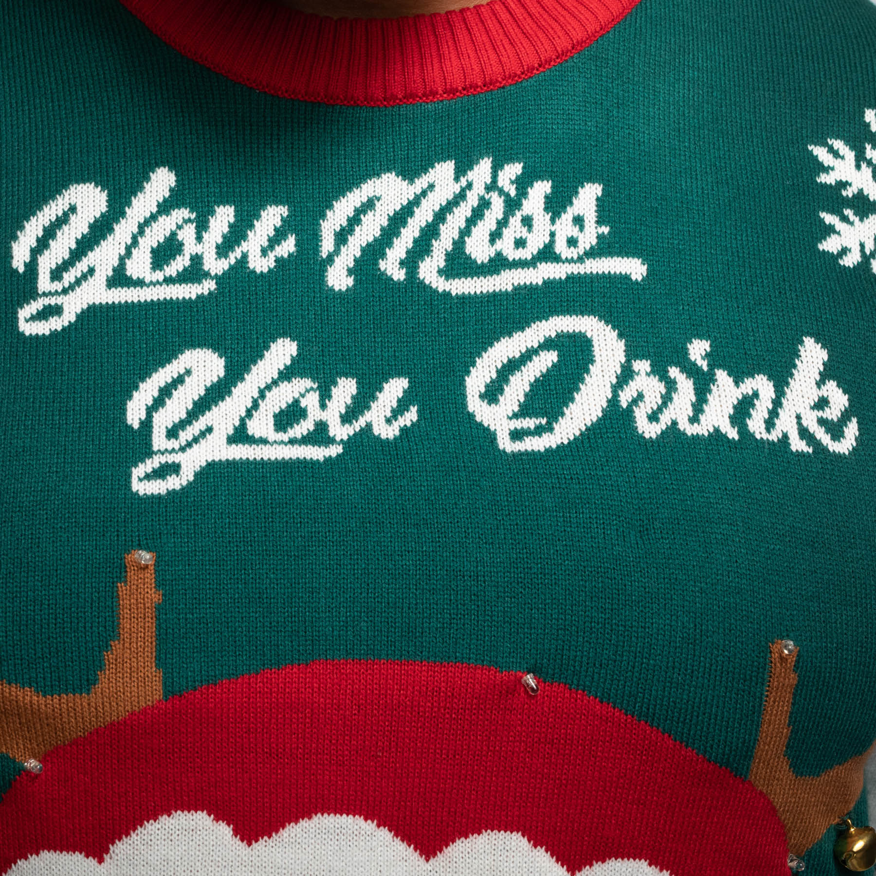 You Miss, You Drink! Weihnachtspullover Herren - Image 5